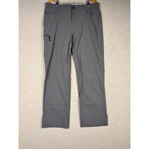 Orvis Mens Fleece Lined Outdoor Hiking Pants Grey 38x32